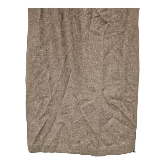 BANANA REPUBLIC Gold Metallic Short Sleeve Sheath Dress - Size Small Petite - Picture 7 of 9